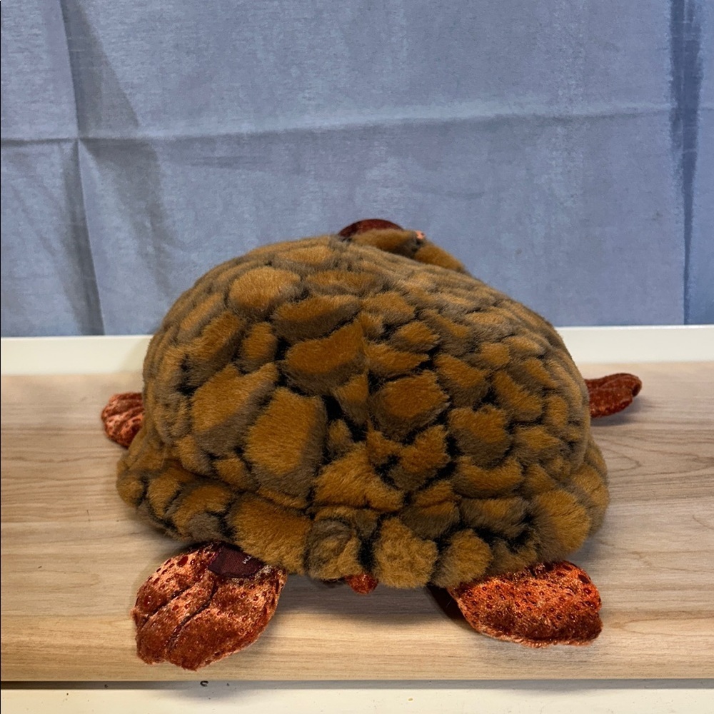 Rainforest Rudy Tabatha Turtle Plush Sea Ocean Beach Brown Plush Turtle Toy - Picture 5 of 7